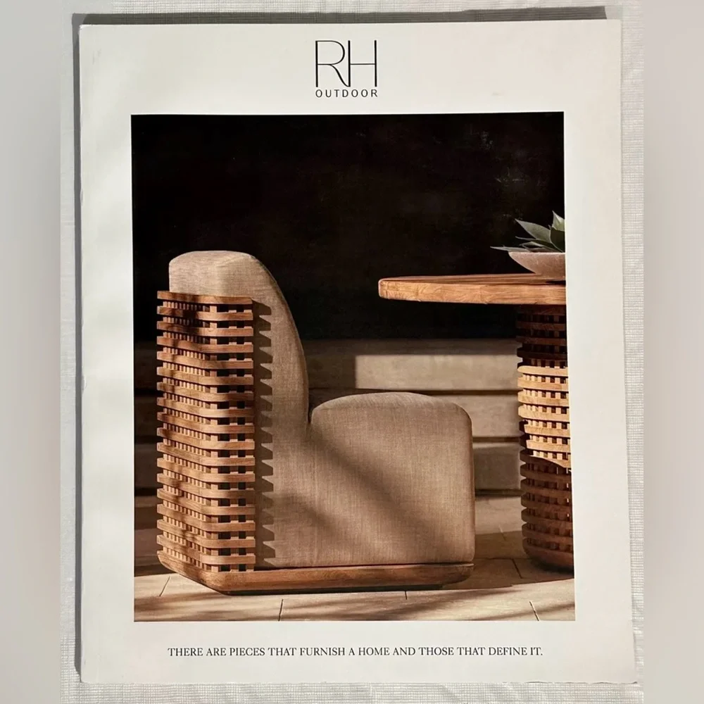 RESTORATION HARDWARE RH CATALOG 2023 OUTDOOR FURNITURE INTERIOR DESIGN 258 PAGES
